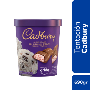 Tentación Cadbury de frutilla Grido 690gr