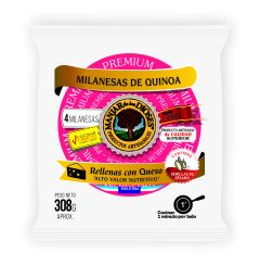 Milanesas de quinoa con queso Manjar x 308gr