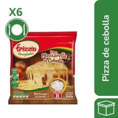 Pack x6 Pizza de cebolla Frizzio 540gr	
