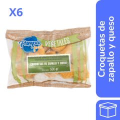 Pack x6 Croquetas de zapallo y queso Pampa Food 500gr
