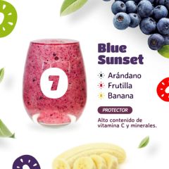 Smooothie pack “blue sunset” (arándanos, frutilla y banana) Easy Frut x 600gr N7