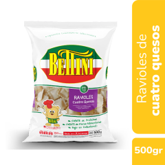 Ravioles cuatro quesos Bettini 500gr