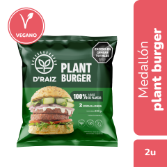 Plant Burger D-raiz  2 un. 240grs