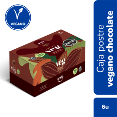 Caja de Postre Vegano de Chocolate Grido 80gr x 6u.