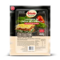 Lasagna de crema de espinaca con salsa bolognesa Frizzio x 400gr