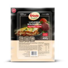 Lasagna bolognesa con jamón y queso Frizzio x 400gr