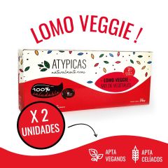 Lomo veggie de vegetales Atypicas x 2un. de 135gr